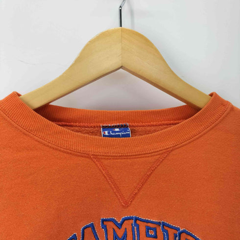 チャンピオン Champion 90s 青タグ MADE IN USA Vガゼット フロントロゴ刺繍 スウェット メンズ JPN:XL